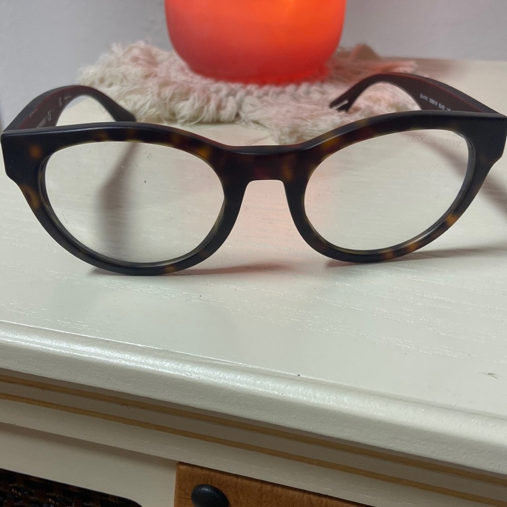 New Emporio Armani New with tags Eye Glasses Chocolate Tortoise